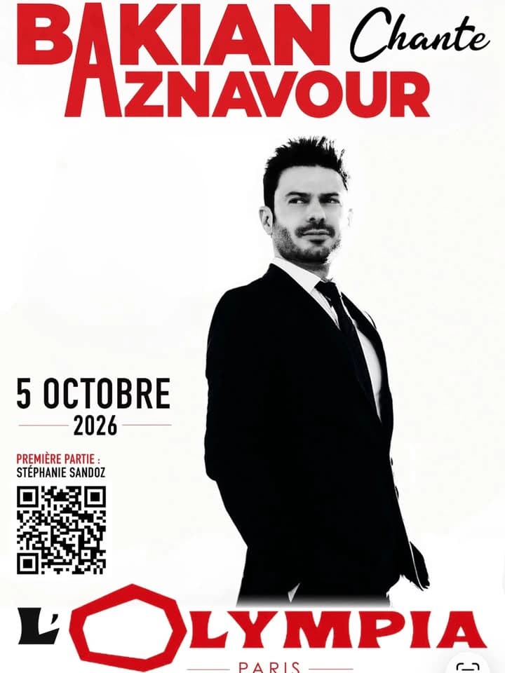 Affiche de Bakian chante Aznavour à l’Olympia