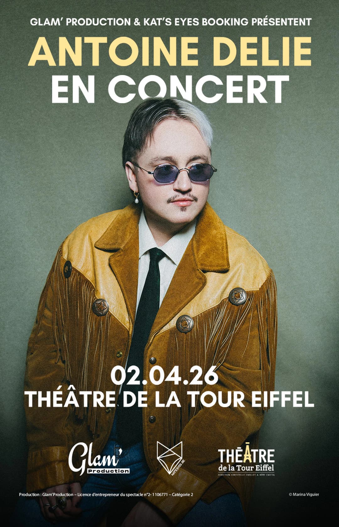 Affiche de Concert Au Théâtre de La Tour Eiffel
