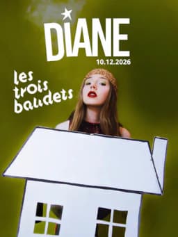Affiche de « À la folie » : Diane donne rendez-vous aux Trois Baudets.