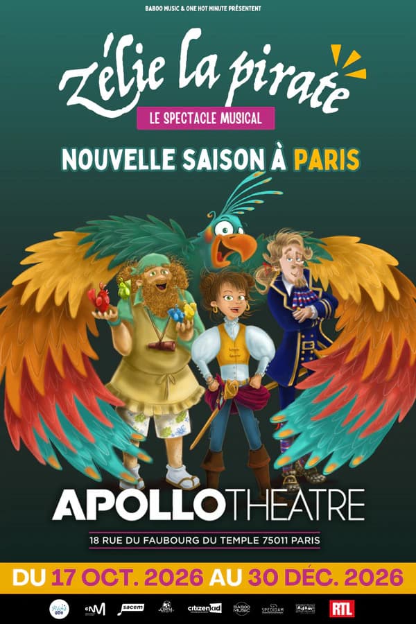 Affiche de Zelie La Pirate